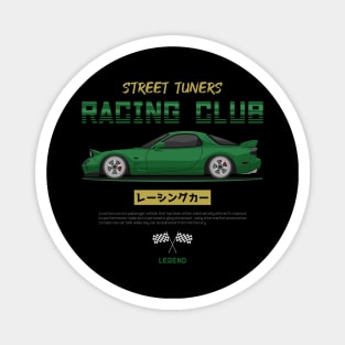 Midnight Racer Green FD3S RX7 JDM Magnet